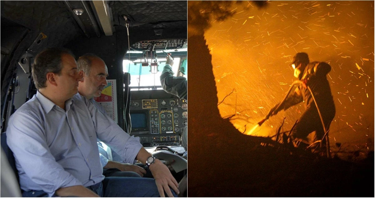 Οι φονικές πυρκαγιές του 2007 που κόστισαν τη ζωή σε 63 ανθρώπους και συντάραξαν τη χώρα – Το δραματικό διάγγελμα Καραμανλή